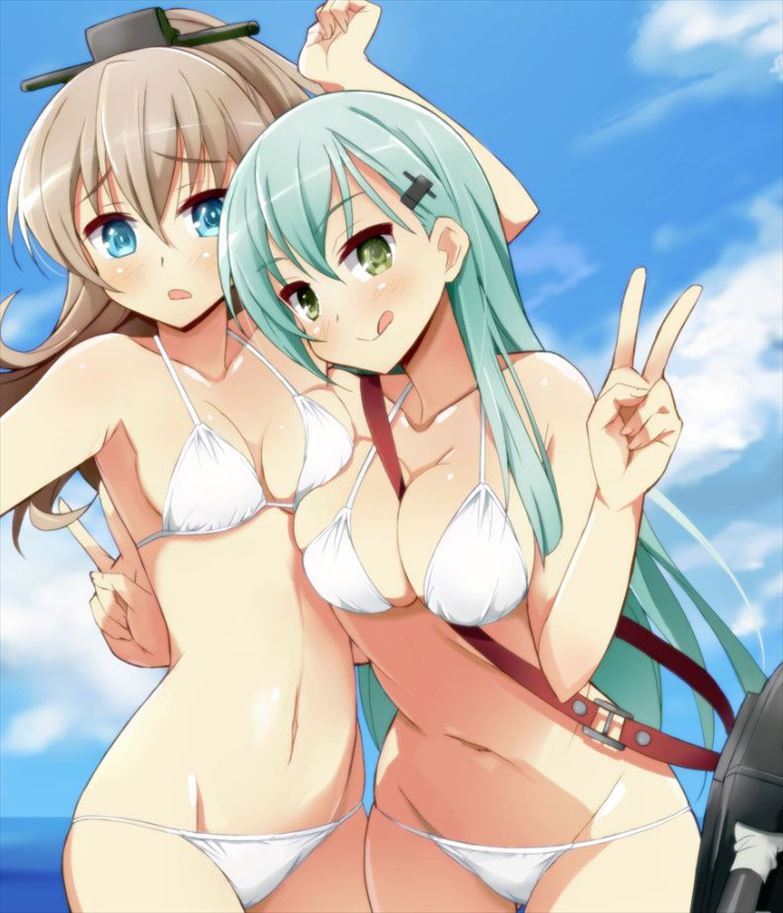 【Fleet Kokushōn】 Secondary erotic image that can be used as an onaneta of Kumano 13