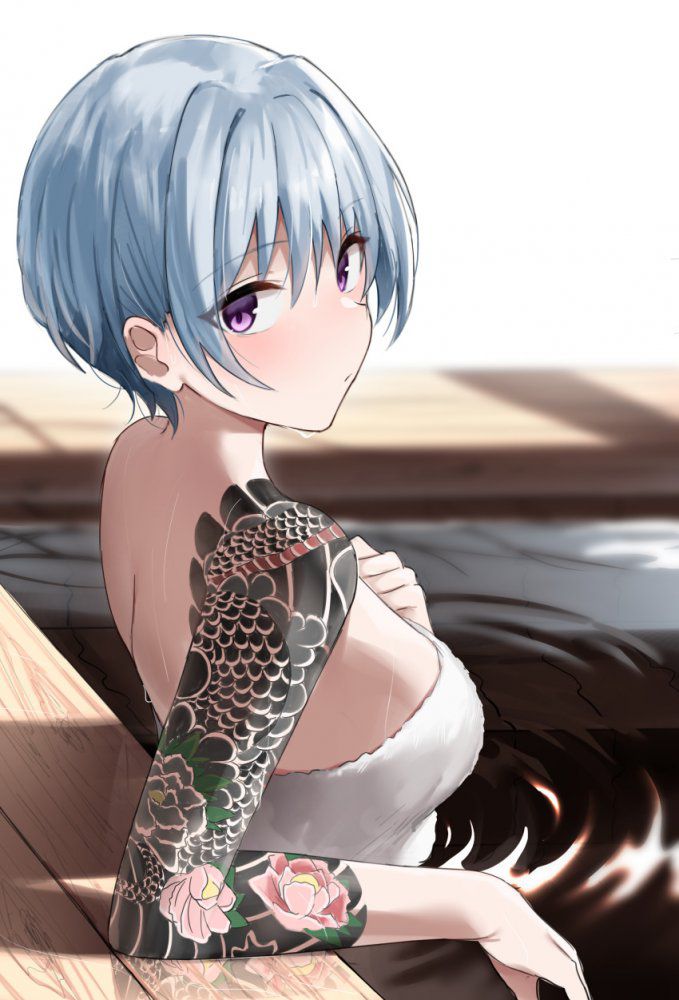 【Secondary】Image of a girl taking a hot spring / open-air bath 【Elo】 Part 5 40