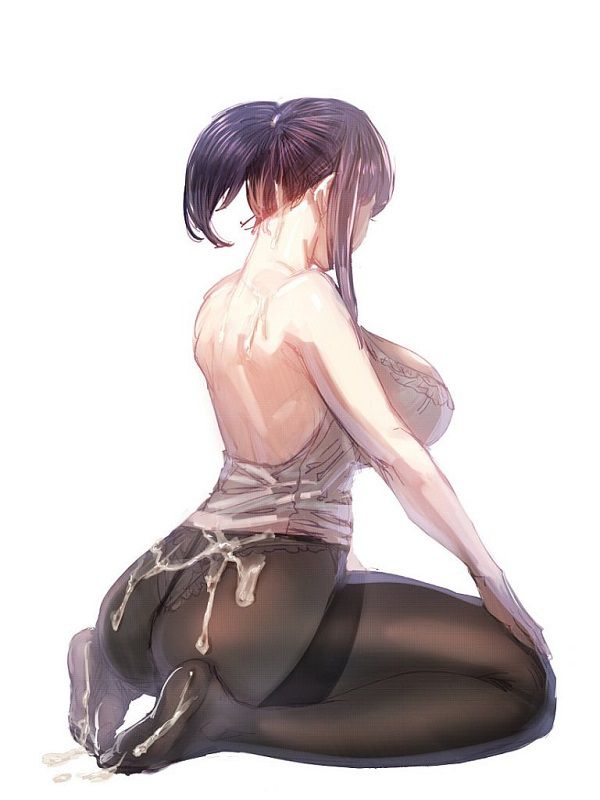 【Secondary erotic】 This is a secondary ero image of a girl who has been splashed with semen on her body 10