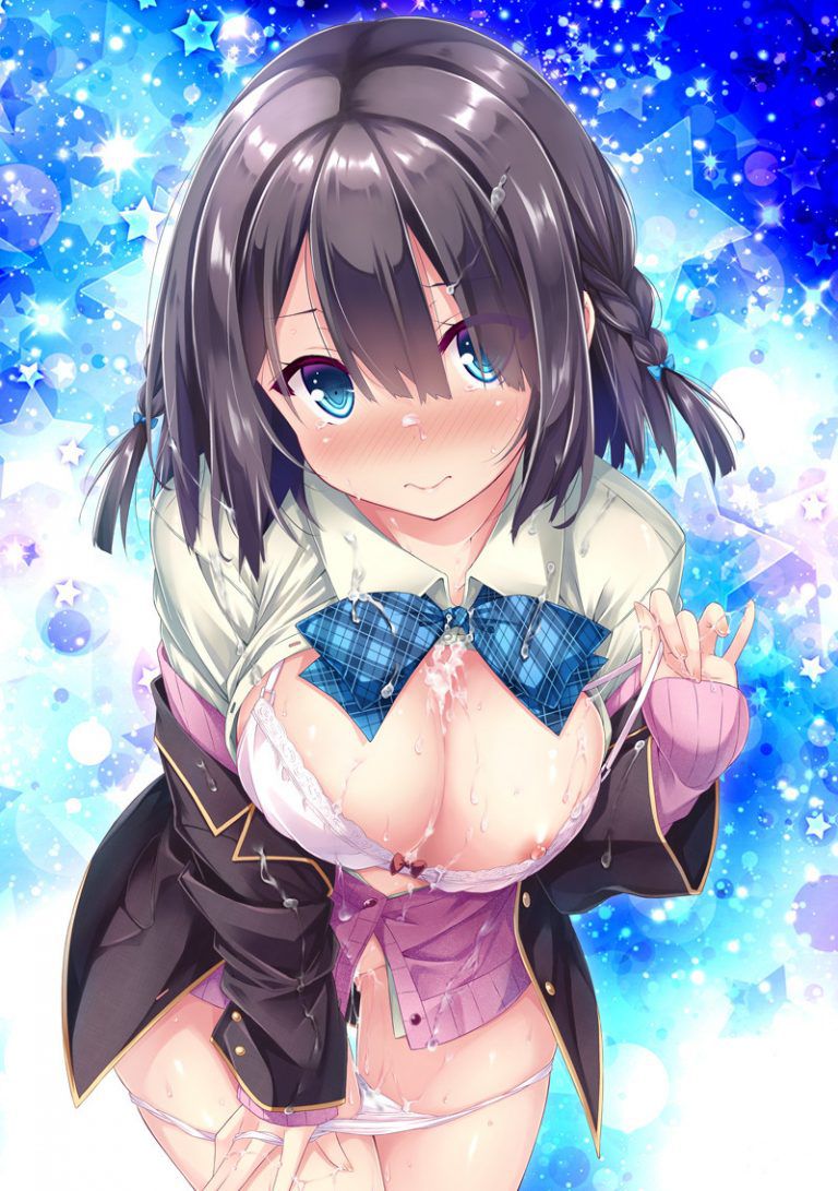 【Secondary erotic】 This is a secondary ero image of a girl who has been splashed with semen on her body 15
