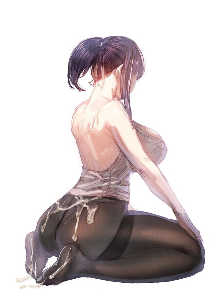 【Secondary erotic】 This is a secondary ero image of a girl who has been splashed with semen on her body 20