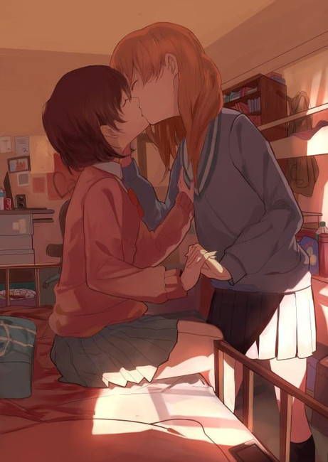 [50 sheets Yuri] The secondary lesbian image that I'm kissing the tongue and entwined the girl with each other! Part16 18