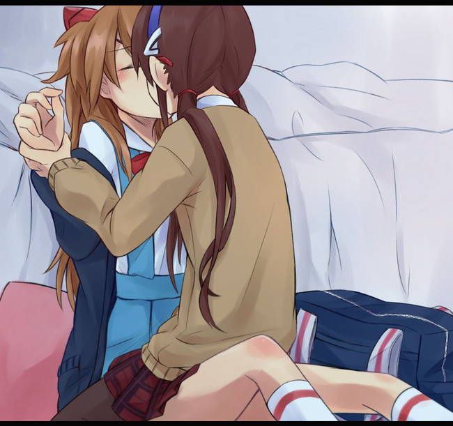 [50 sheets Yuri] The secondary lesbian image that I'm kissing the tongue and entwined the girl with each other! Part16 21