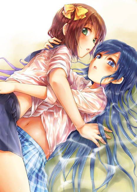 [50 sheets Yuri] The secondary lesbian image that I'm kissing the tongue and entwined the girl with each other! Part16 27