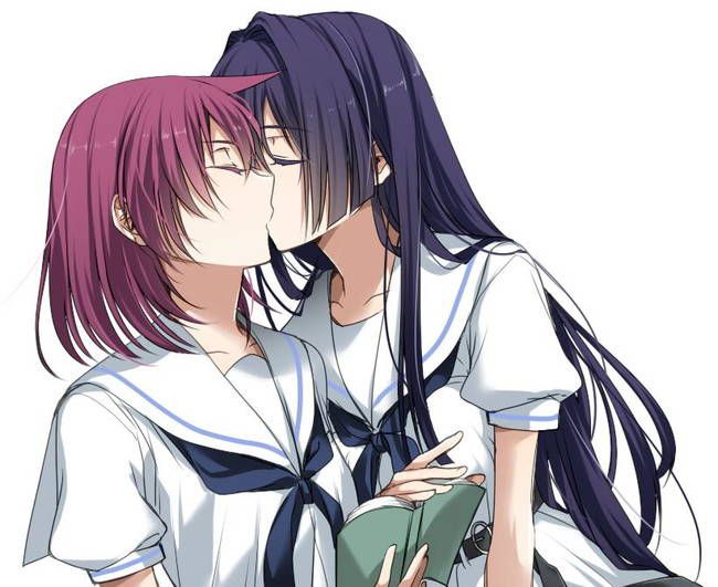 [50 sheets Yuri] The secondary lesbian image that I'm kissing the tongue and entwined the girl with each other! Part16 35
