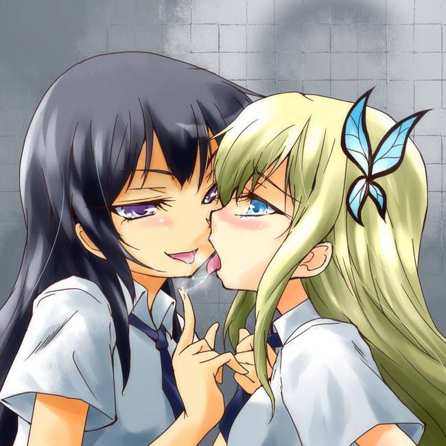 [50 sheets Yuri] The secondary lesbian image that I'm kissing the tongue and entwined the girl with each other! Part16 4
