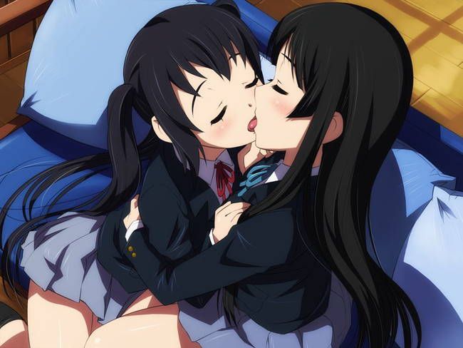 [50 sheets Yuri] The secondary lesbian image that I'm kissing the tongue and entwined the girl with each other! Part16 41