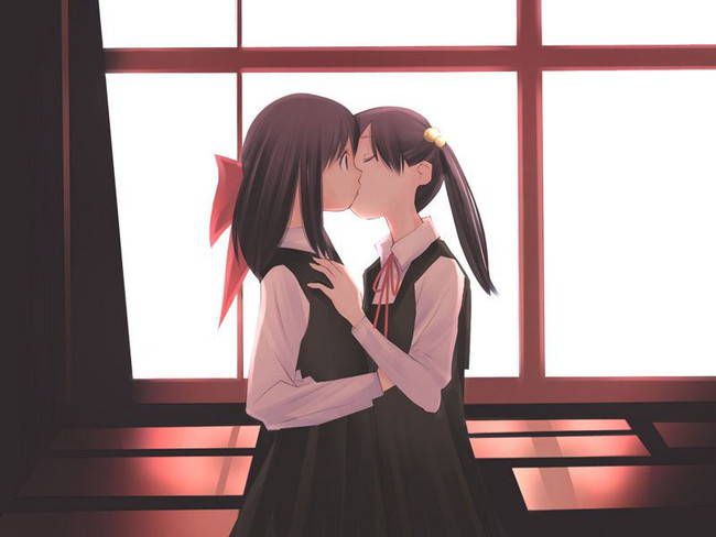 [50 sheets Yuri] The secondary lesbian image that I'm kissing the tongue and entwined the girl with each other! Part16 42