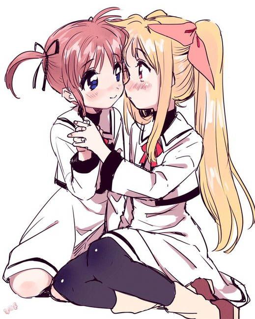 [50 sheets Yuri] The secondary lesbian image that I'm kissing the tongue and entwined the girl with each other! Part16 44