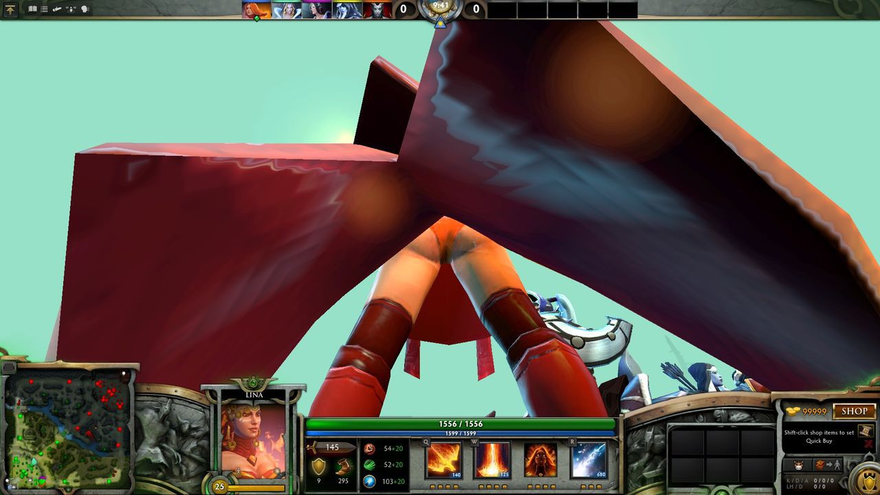 Dota 2 Female Heroes Pants 2