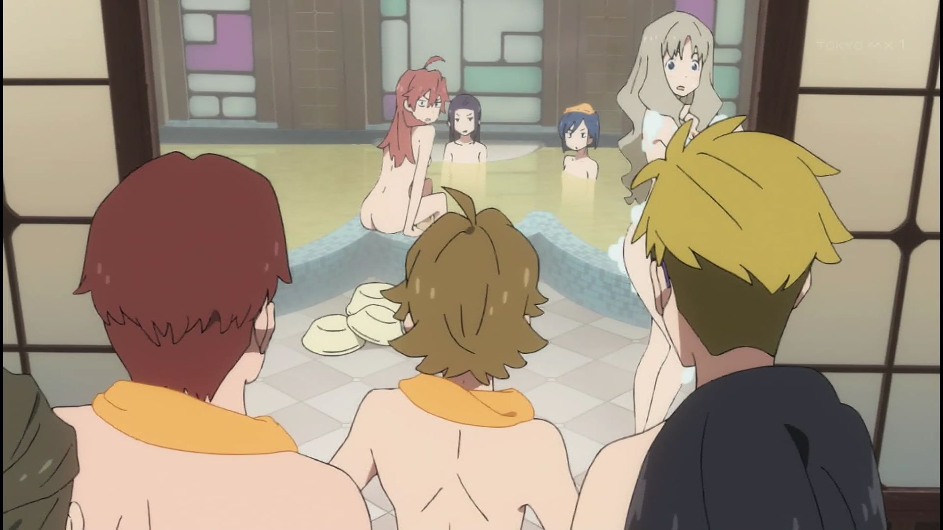such as the bath scene and the girl's suit melts in anime ' darling in the Franc kiss ' 8 story! 18