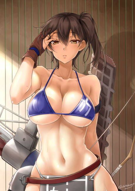 [50 pieces of this ship] Kaga secondary erotic image boring! Part1 [daughter ship] 38