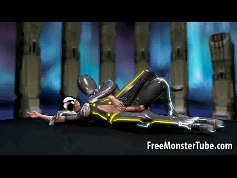Sexy 3D babe from Tron enjoying getting fucked harderted-high 2 - 3 min 10