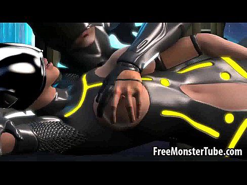 Sexy 3D babe from Tron enjoying getting fucked harderted-high 2 - 3 min 16