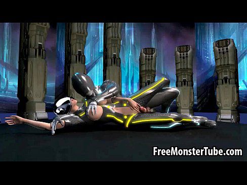 Sexy 3D babe from Tron enjoying getting fucked harderted-high 2 - 3 min 27