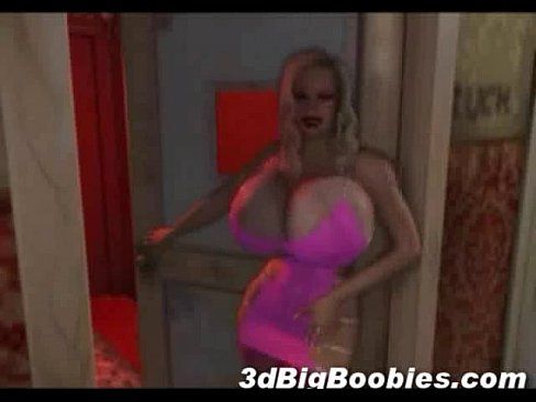 3D Hooker with Giant Tits! - 3 min 4