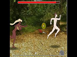 Hentai sex game sex in Amazon island 4