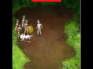 Hentai sex game sex in Amazon island 7