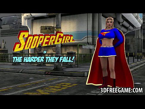 3D Supergirl gets fucked by a musclular stud - 2 min 1