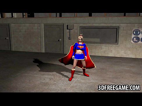 3D Supergirl gets fucked by a musclular stud - 2 min 3