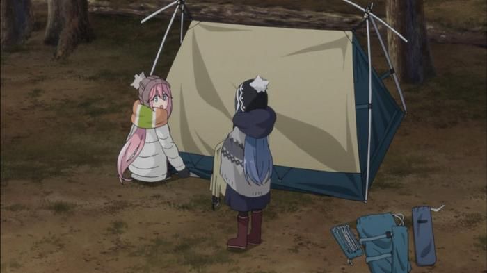 [Yuruyuri] Episode 7 "Night on the lakeside and people of camp" capture 14