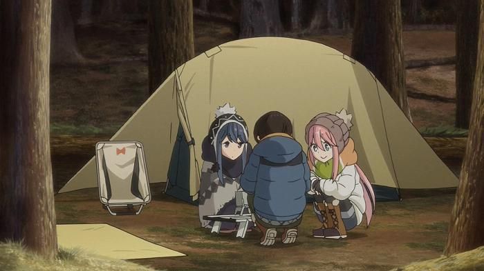 [Yuruyuri] Episode 7 "Night on the lakeside and people of camp" capture 47