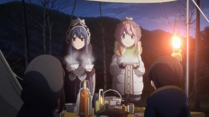 [Yuruyuri] Episode 7 "Night on the lakeside and people of camp" capture 64