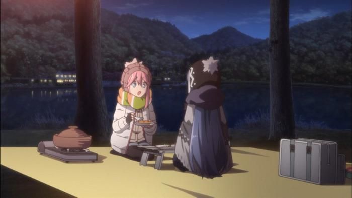 [Yuruyuri] Episode 7 "Night on the lakeside and people of camp" capture 78