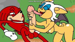 Knuckles and Rouge Gets High Up In The Sky 10