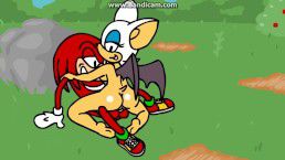 Knuckles and Rouge Gets High Up In The Sky 13