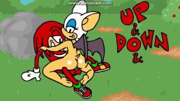 Knuckles and Rouge Gets High Up In The Sky 14