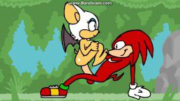 Knuckles and Rouge Gets High Up In The Sky 15