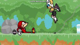 Knuckles and Rouge Gets High Up In The Sky 2