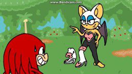 Knuckles and Rouge Gets High Up In The Sky 5