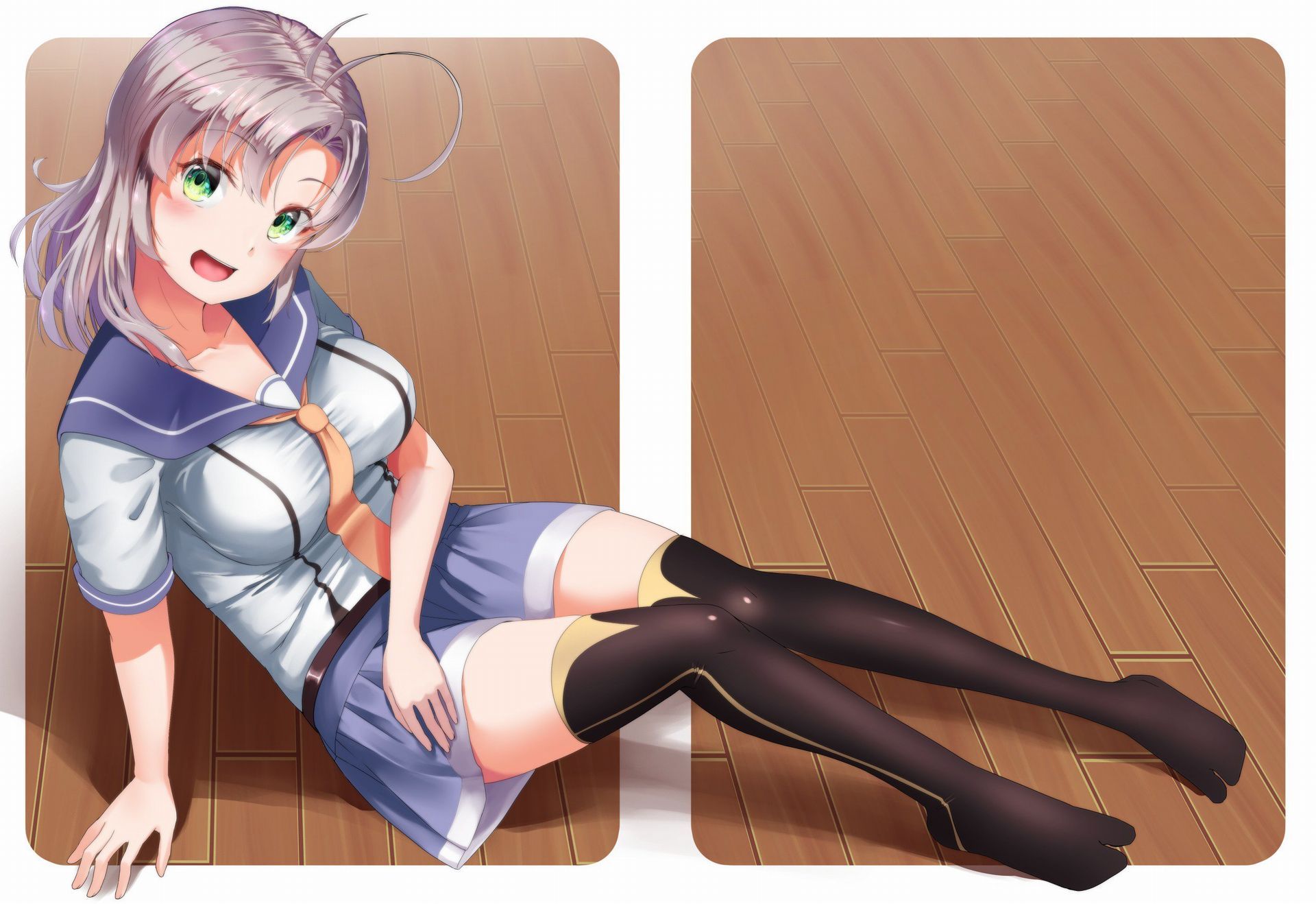 [Secondary ZIP] image of the thighhighs girl showing annoying thigh 13