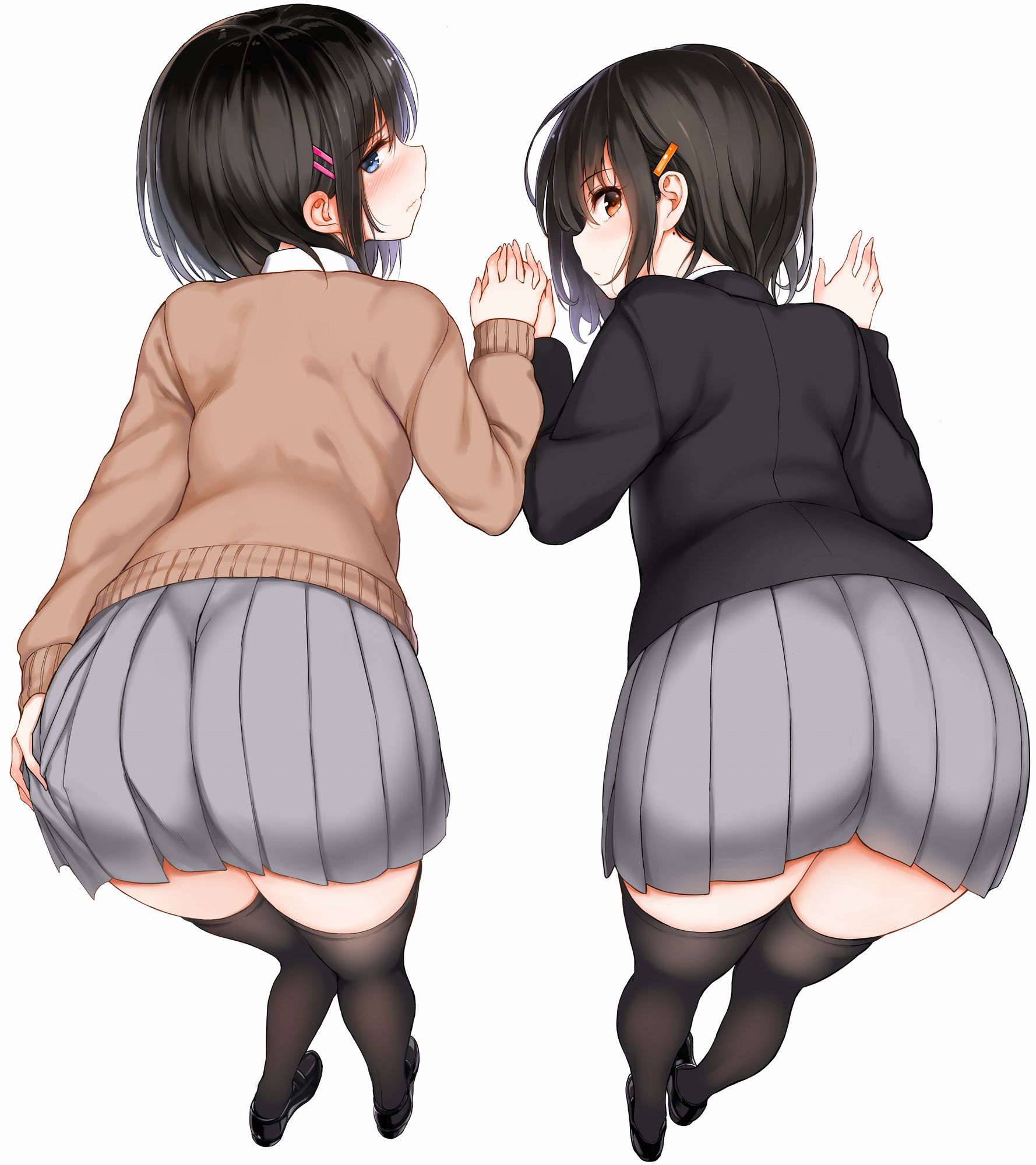 [Secondary ZIP] image of the thighhighs girl showing annoying thigh 32