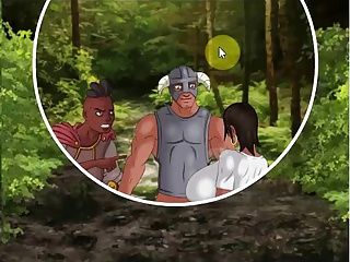 Hentai sex game big boobs in forest 2