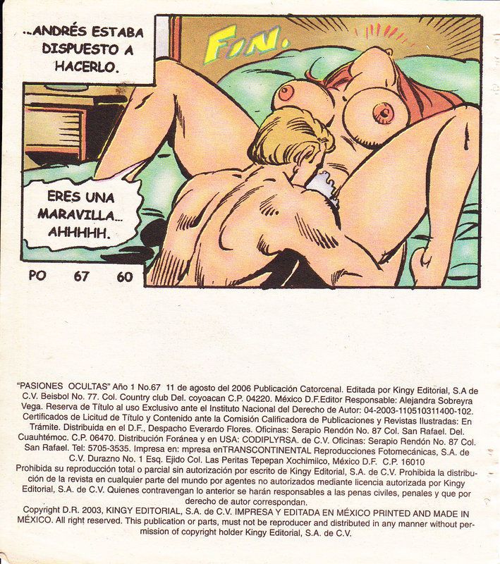 [XXX Mexican Comic] Pasiones Ocultas 0067 [Uncensored] 31
