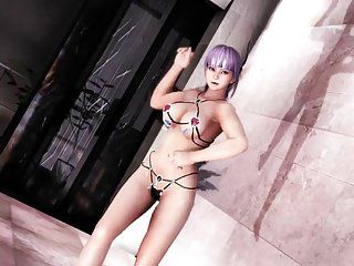 Ayane doing a silly dance 5