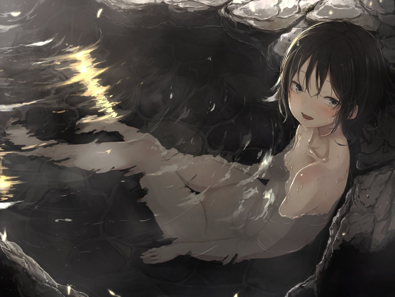 Secondary fetish image of bath and hot spring. 2