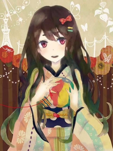 [56 sheets] Beautiful girl secondary image collection of kimono and kimono. 26 47