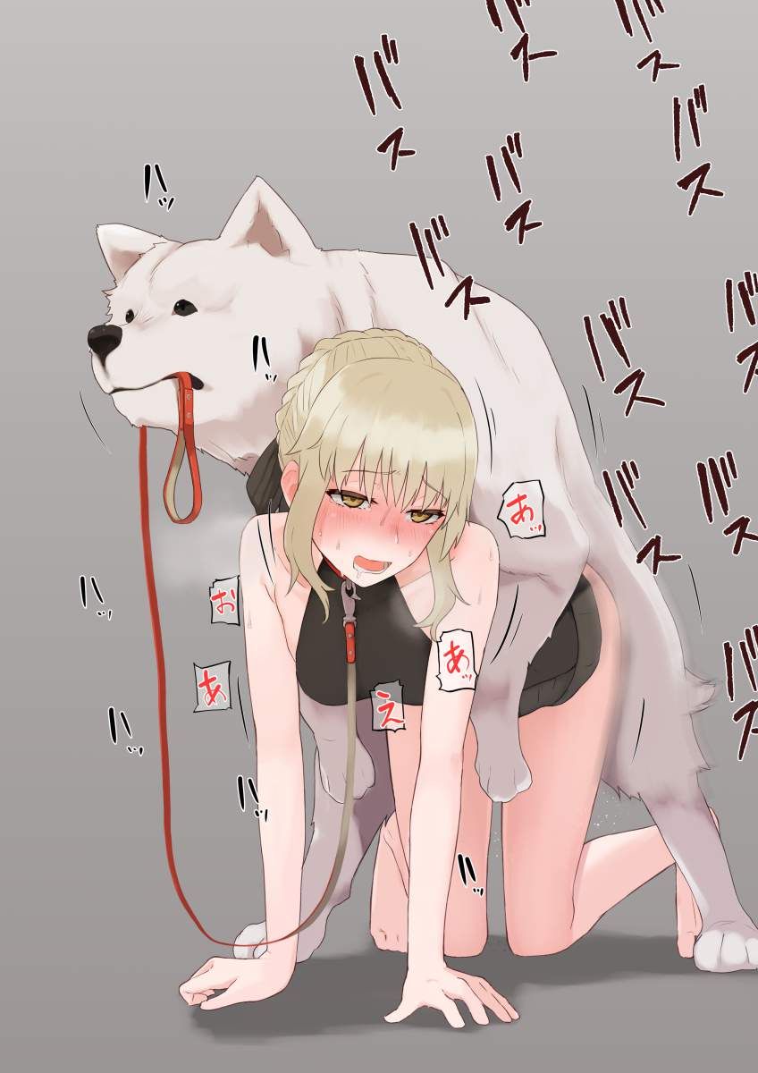 【Becoming a】 Secondary bestiality image of girls who are depraved by dog cocks 1