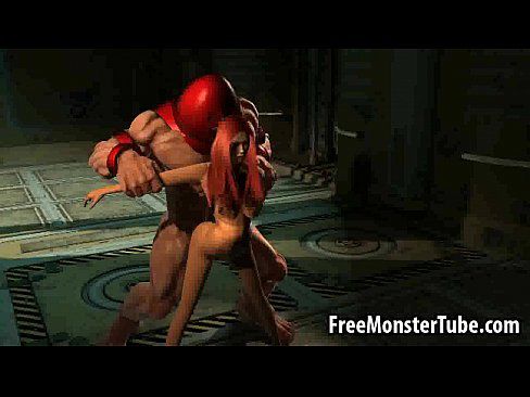 3D redhead babe getting fucked by The Juggernaut - 3 min 14