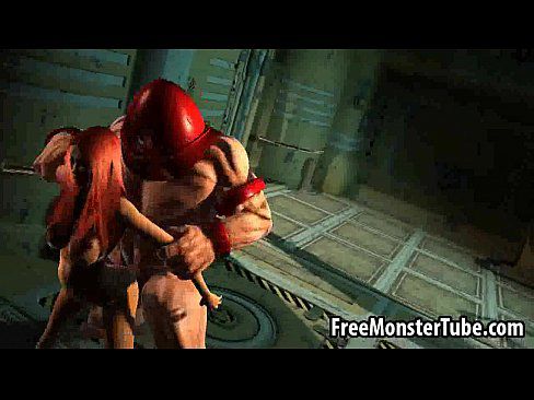 3D redhead babe getting fucked by The Juggernaut - 3 min 16