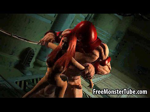 3D redhead babe getting fucked by The Juggernaut - 3 min 17