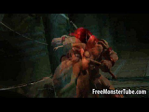 3D redhead babe getting fucked by The Juggernaut - 3 min 20
