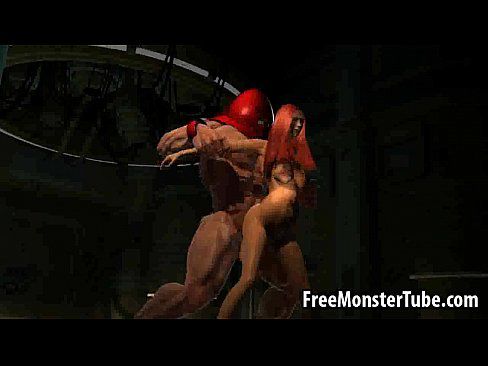 3D redhead babe getting fucked by The Juggernaut - 3 min 21