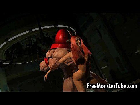3D redhead babe getting fucked by The Juggernaut - 3 min 23