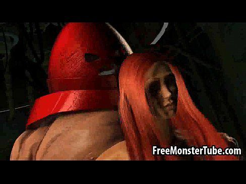 3D redhead babe getting fucked by The Juggernaut - 3 min 24