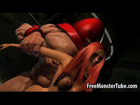 3D redhead babe getting fucked by The Juggernaut - 3 min 26